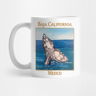 Whale Tail in Baja California Mexico Mug